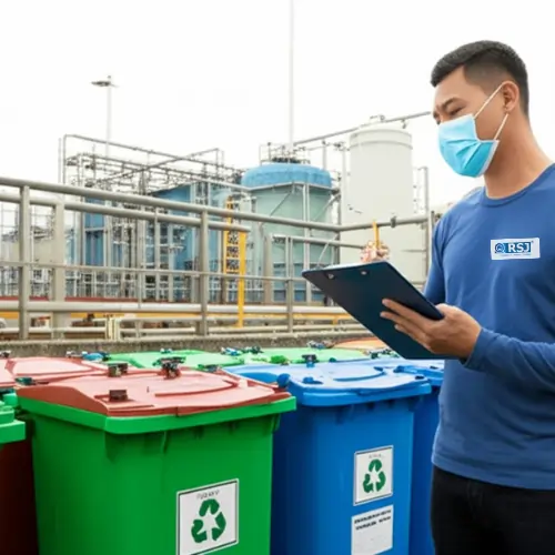 RSJ inspection team conducting a quality control inspection at a factory in India