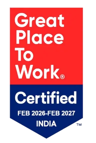 Great Place to Work Certified Logo - RSJ Inspection India (Feb 2025 - Feb 2026)